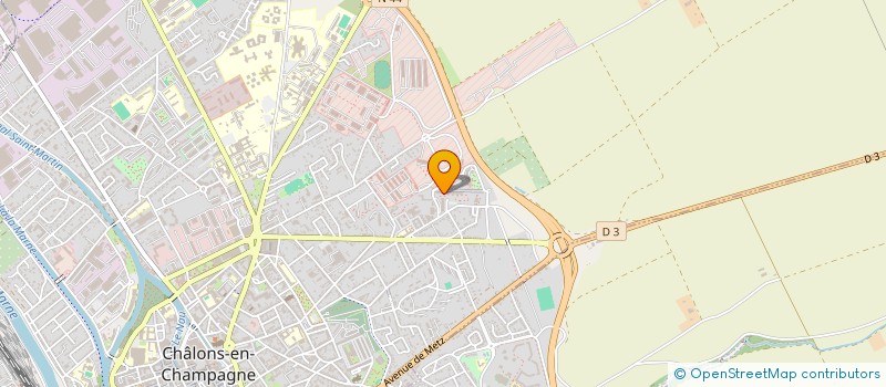 localisation de l'entreprise MADAME JOHANNA MULLER  CHALONS-EN-CHAMPAGNE