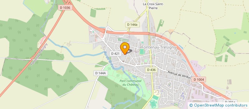 localisation de l'entreprise MADAME JOHANNA NONAT  FONTENAY-TRESIGNY