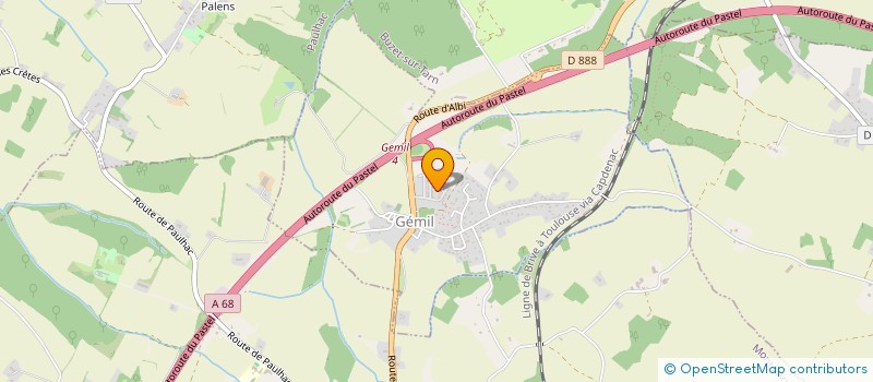 localisation de l'entreprise MADAME JOHANNA OLIVIER  GEMIL