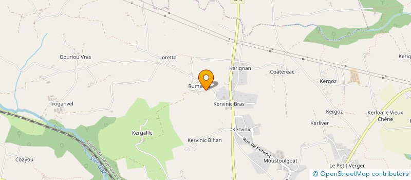 localisation de l'entreprise MADAME JOHANNA OURY  BANNALEC