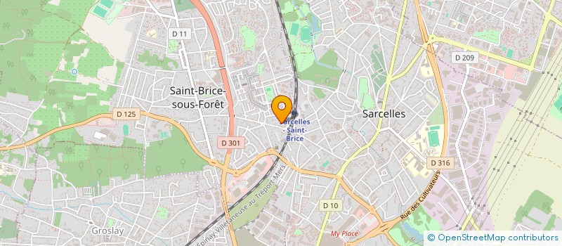 localisation de l'entreprise MADAME JOHANNA PARIENTE à SAINT-BRICE-SOUS-FORET