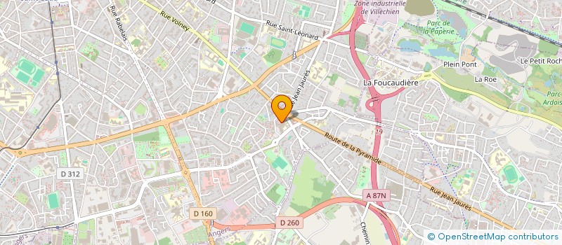 localisation de l'entreprise MADAME JOHANNA PERRETTE  ANGERS