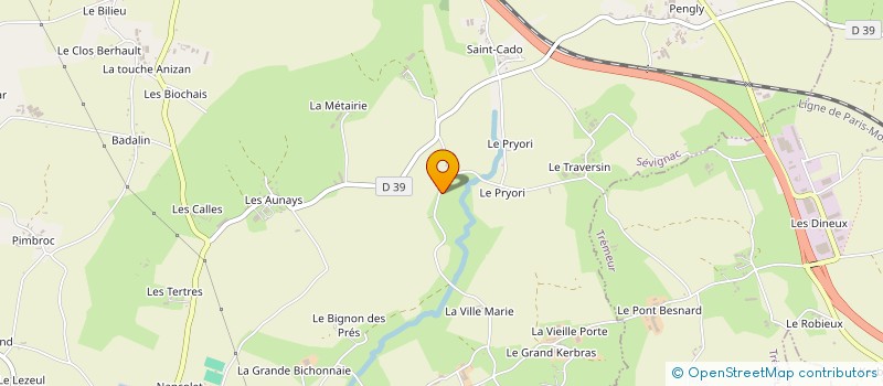 localisation de l'entreprise MADAME JOHANNA PERRIN  SEVIGNAC