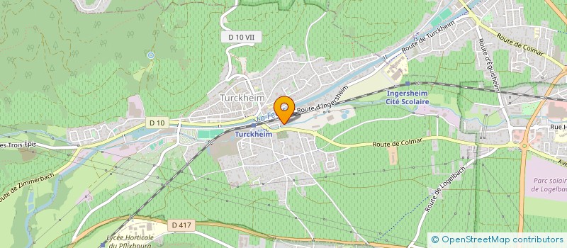 localisation de l'entreprise MADAME JOHANNA PFIFFER  TURCKHEIM