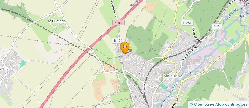 localisation de l'entreprise MADAME JOHANNA PITKIAYE  MALAUNAY