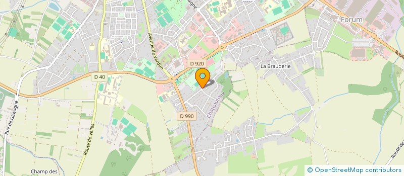 localisation de l'entreprise MADAME JOHANNA PIVRON à CHATEAUROUX
