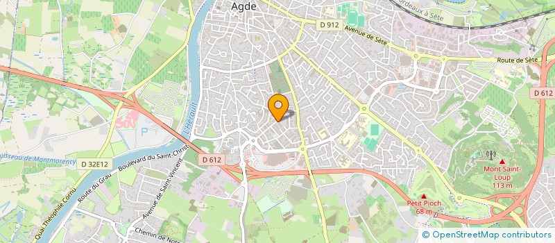 localisation de l'entreprise MADAME JOHANNA PRADAL  AGDE