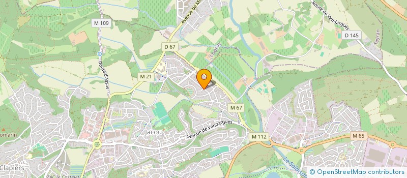 localisation de l'entreprise MADAME JOHANNA RACINE  JACOU