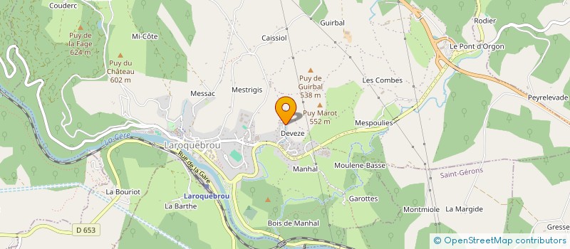 localisation de l'entreprise MADAME JOHANNA RAYMOND à LAROQUEBROU