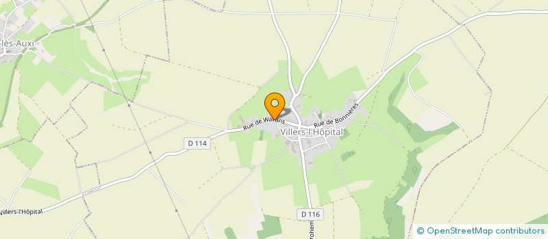 localisation de l'entreprise MADAME JOHANNA RIMBAULT à VILLERS-L'HOPITAL