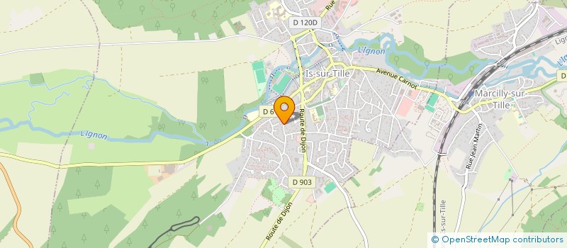 localisation de l'entreprise MADAME JOHANNA ROBARDET  IS-SUR-TILLE