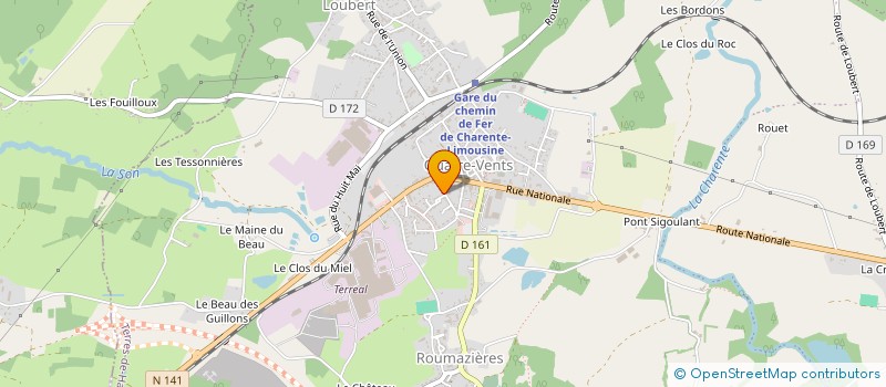 localisation de l'entreprise MADAME JOHANNA RODRIGUES-ANTUNES à TERRES-DE-HAUTE-CHARENTE