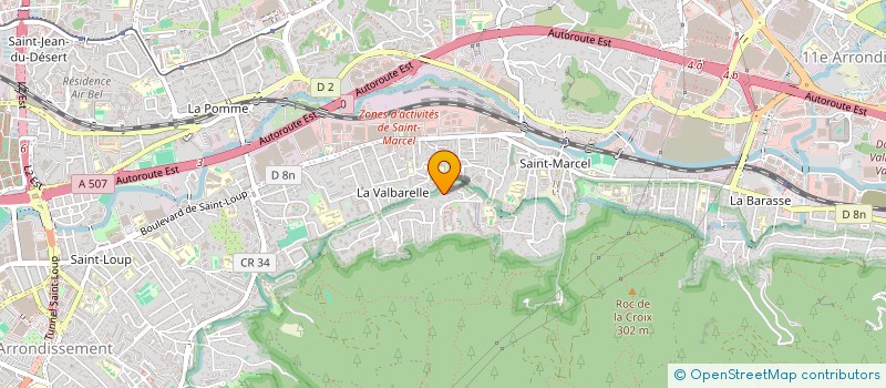 localisation de l'entreprise MADAME JOHANNA RODRIGUEZ  MARSEILLE