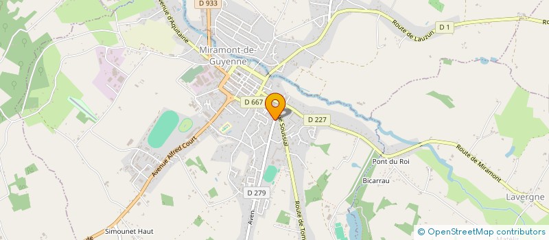 localisation de l'entreprise MADAME JOHANNA ROELANDT à MIRAMONT-DE-GUYENNE