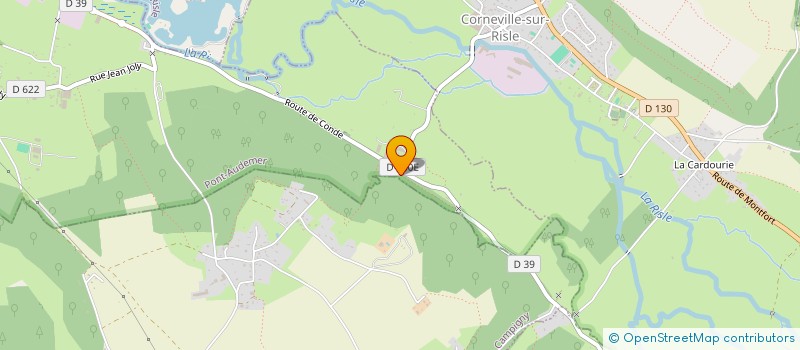 localisation de l'entreprise MADAME JOHANNA ROGER  PONT-AUDEMER