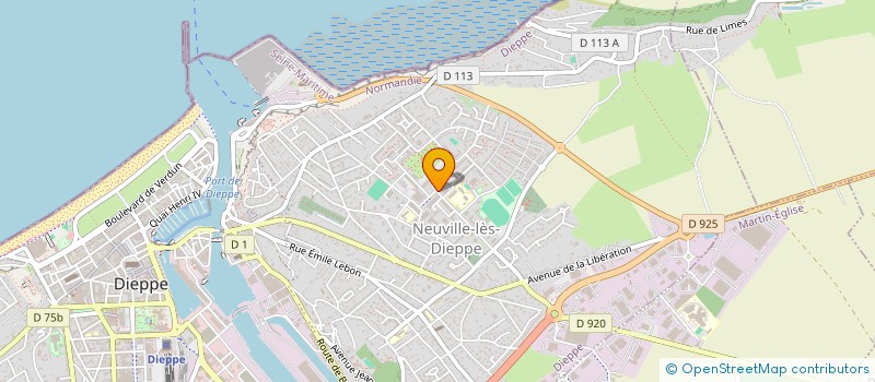 localisation de l'entreprise MADAME JOHANNA SADE  DIEPPE