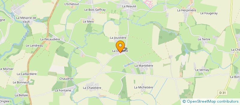 localisation de l'entreprise MADAME JOHANNA SAIZ  LES TOUCHES