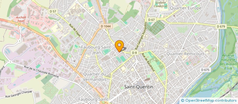 localisation de l'entreprise MADAME JOHANNA SAUDEMONT  SAINT-QUENTIN