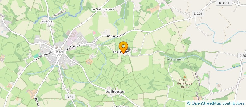 localisation de l'entreprise MADAME JOHANNA SAVARY à CHANU