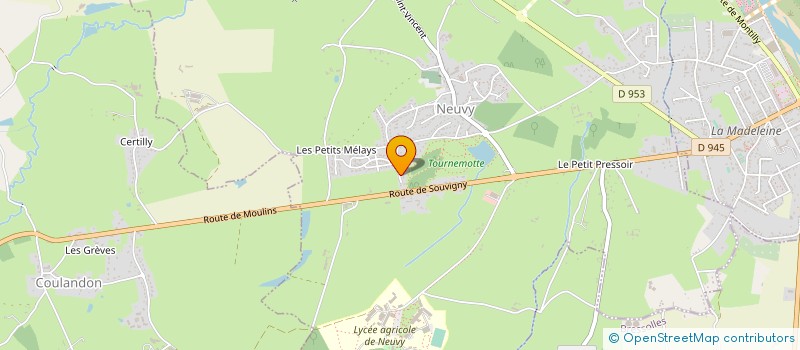 localisation de l'entreprise MADAME JOHANNA SERPOLET  NEUVY