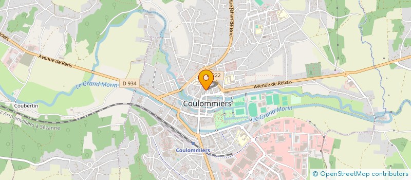 localisation de l'entreprise MADAME JOHANNA SFEDJ à COULOMMIERS
