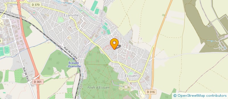 localisation de l'entreprise MADAME JOHANNA SINGLARD  ECOUEN