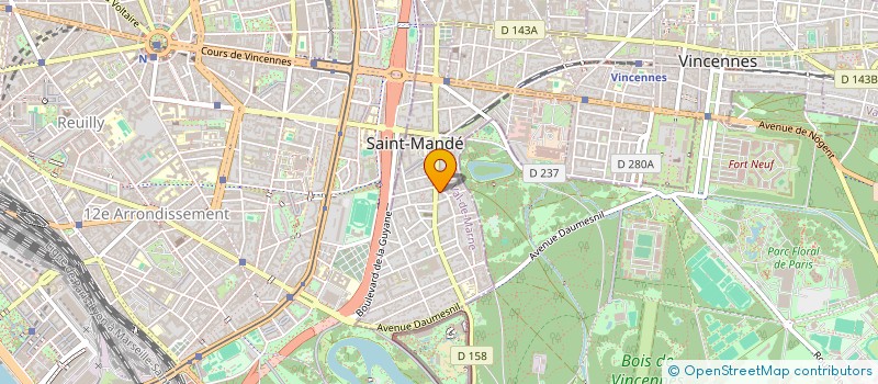 localisation de l'entreprise MADAME JOHANNA SITBON à SAINT-MANDE
