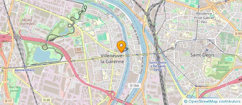 localisation de l'entreprise MADAME JOHANNA SMADJA  VILLENEUVE-LA-GARENNE