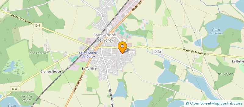 localisation de l'entreprise MADAME JOHANNA SOLVERY  SAINT-ANDRE-DE-CORCY