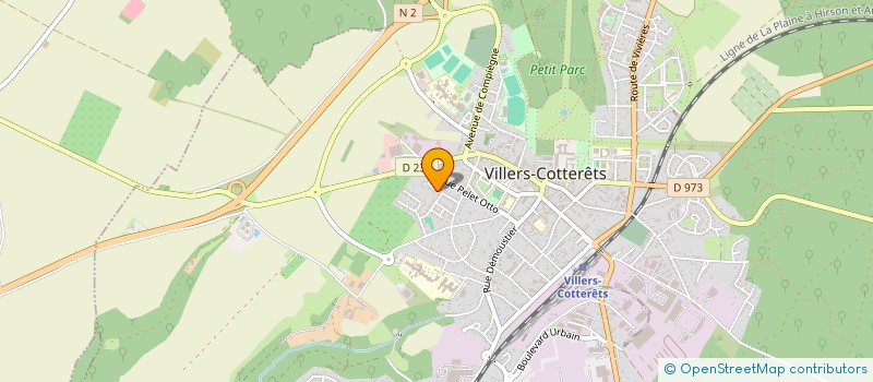 localisation de l'entreprise MADAME JOHANNA SORMAIN  VILLERS-COTTERETS