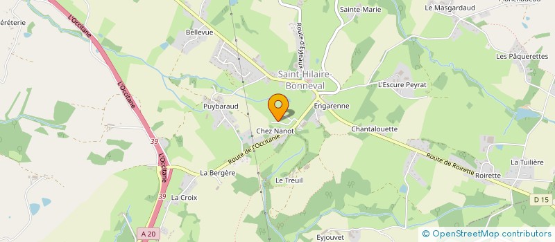 localisation de l'entreprise MADAME JOHANNA STRUBY  SAINT-HILAIRE-BONNEVAL