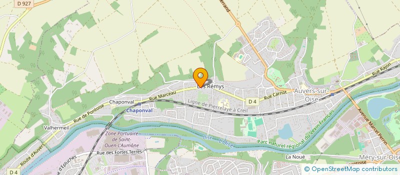 localisation de l'entreprise MADAME JOHANNA TARENTO  AUVERS-SUR-OISE