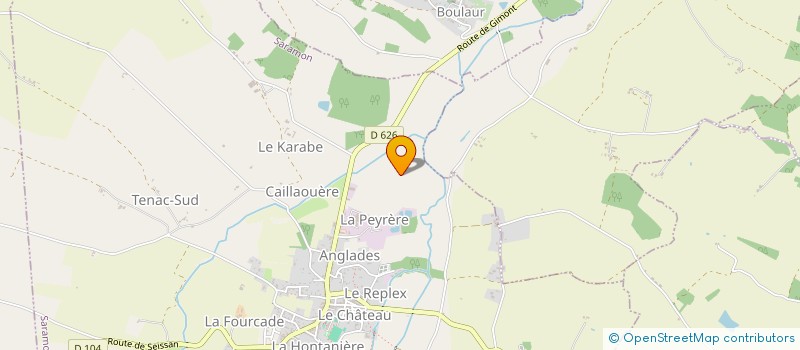 localisation de l'entreprise MADAME JOHANNA TER HORST à LARTIGUE