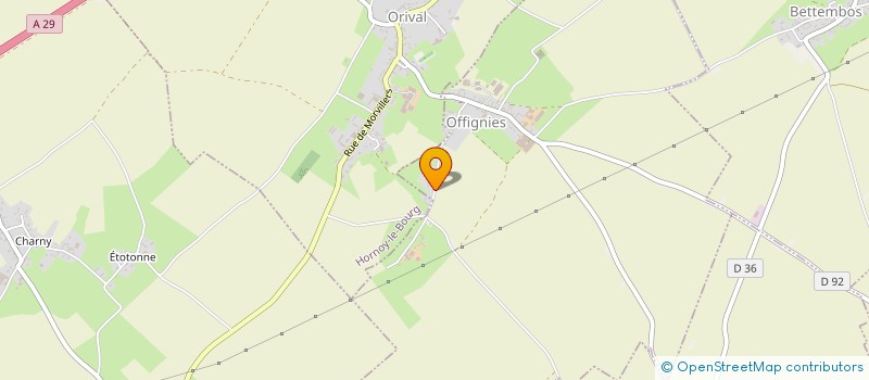 localisation de l'entreprise MADAME JOHANNA TEXIER  OFFIGNIES