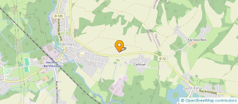 localisation de l'entreprise MADAME JOHANNA THIBAUX  HERMES