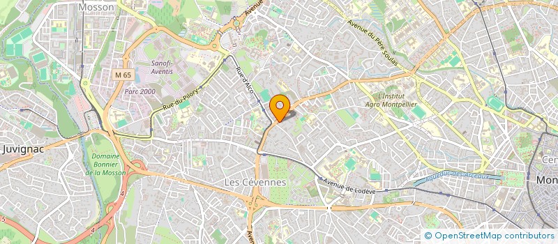 localisation de l'entreprise MADAME JOHANNA THIRIET à MONTPELLIER