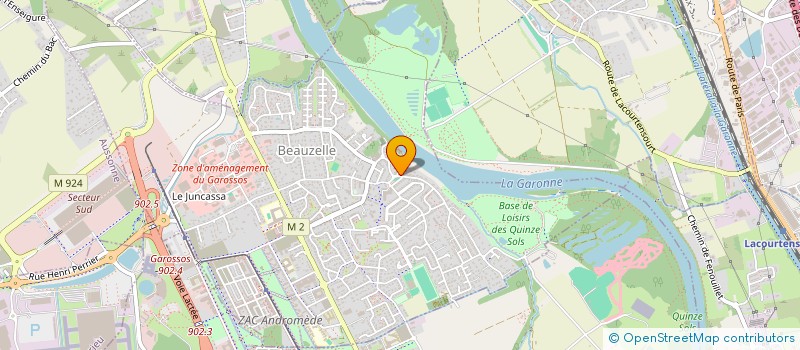 localisation de l'entreprise MADAME JOHANNA TIESO  BEAUZELLE