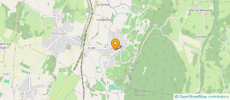 localisation de l'entreprise MADAME JOHANNA TISO à LOUHANS