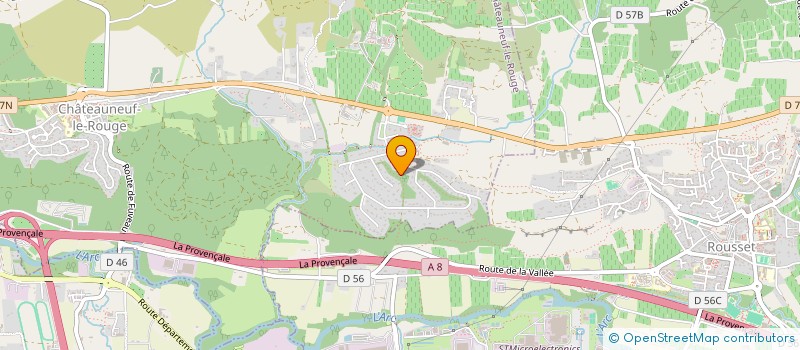 localisation de l'entreprise MADAME JOHANNA TLIGUI  CHATEAUNEUF-LE-ROUGE