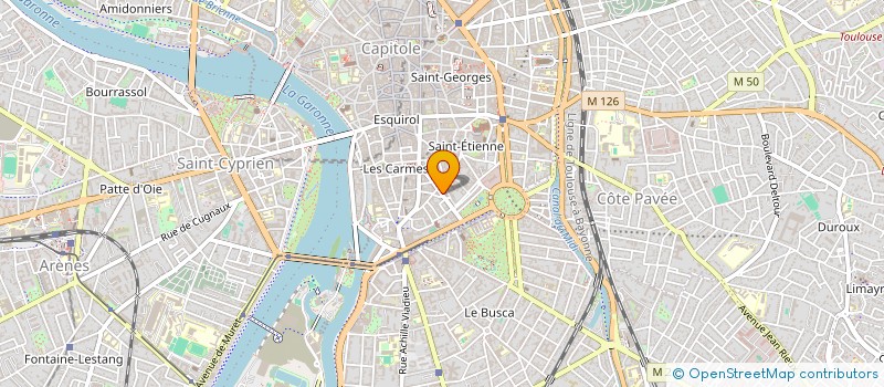 localisation de l'entreprise MADAME JOHANNA TOUBOUL  TOULOUSE