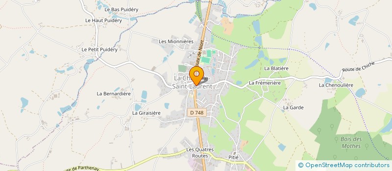 localisation de l'entreprise MADAME JOHANNA TOULEYROU  LA CHAPELLE-SAINT-LAURENT