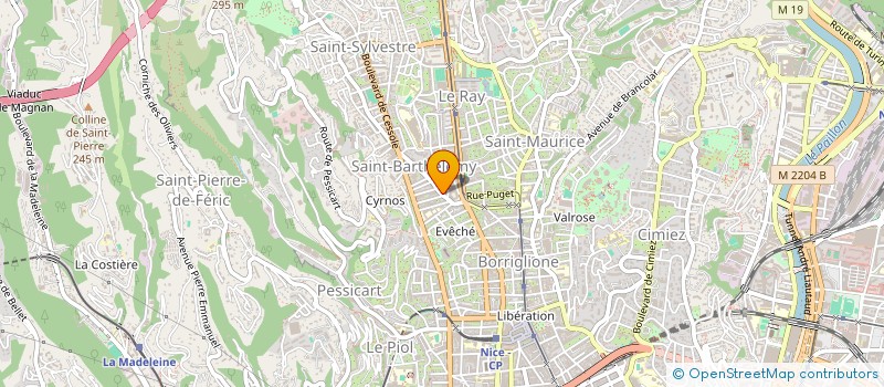 localisation de l'entreprise MADAME JOHANNA TRUCHI à NICE