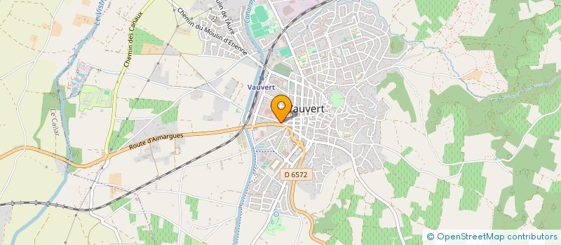 localisation de l'entreprise MADAME JOHANNA TURRINI  VAUVERT