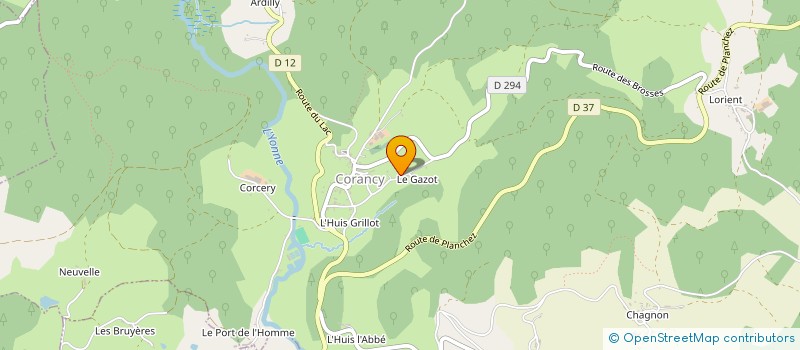 localisation de l'entreprise MADAME JOHANNA VAN STEENBRUGGE  CORANCY