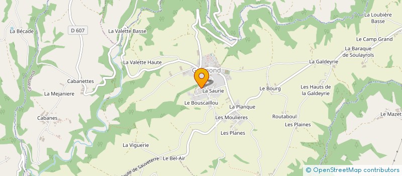 localisation de l'entreprise MADAME JOHANNA VIAL  GRAMOND