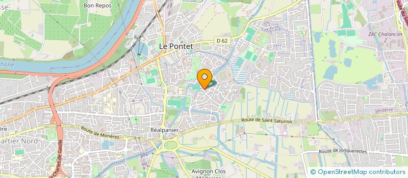 localisation de l'entreprise MADAME JOHANNA VOLLE  LE PONTET