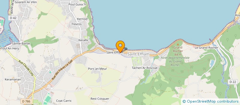 localisation de l'entreprise MADAME JOHANNA WHITE  PLESTIN-LES-GREVES