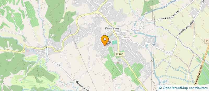 localisation de l'entreprise MADAME JOHANNA WILLEBRANDS BAKKER  CHATEAUNEUF-VAL-SAINT-DONAT