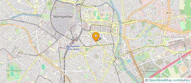 localisation de l'entreprise MADAME JOHANNA WOJSZCZYK à MONTPELLIER