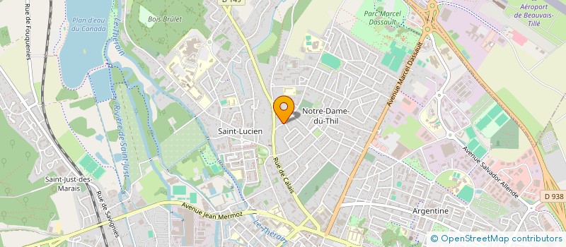 localisation de l'entreprise MADAME JOHANNA YSARD  BEAUVAIS